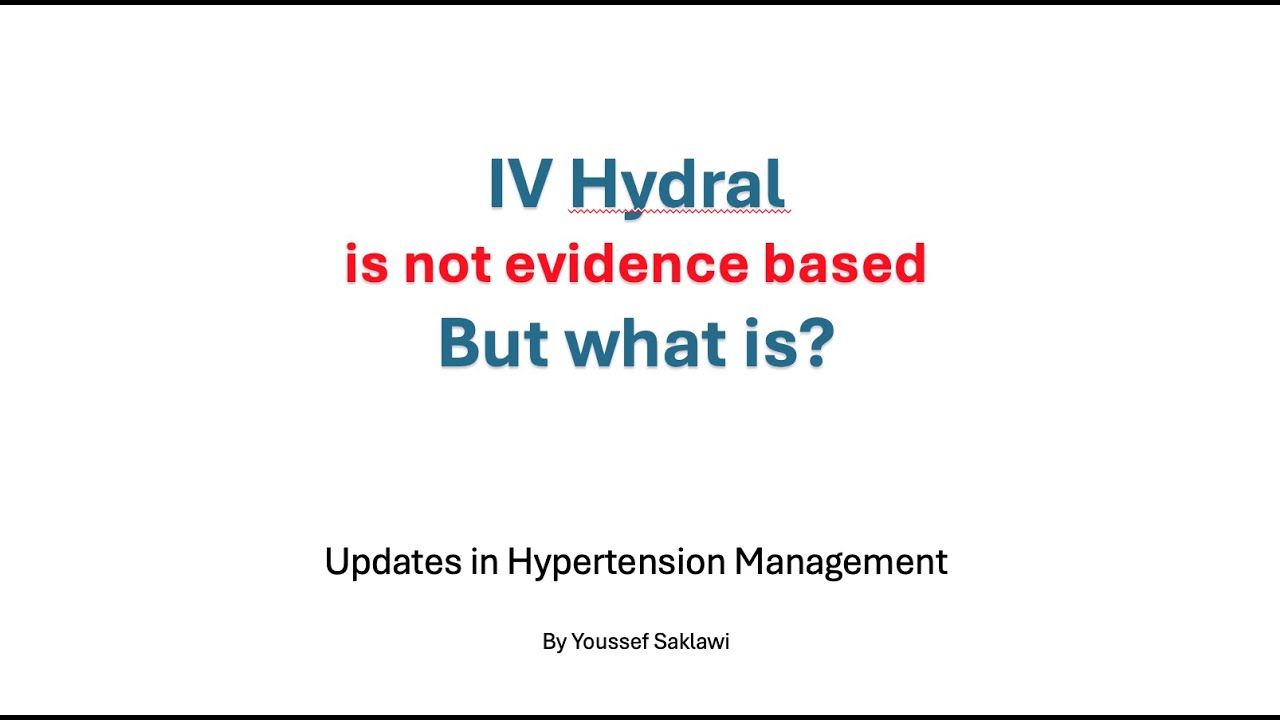 APP Meducation Series: Inpatient Hypertension
