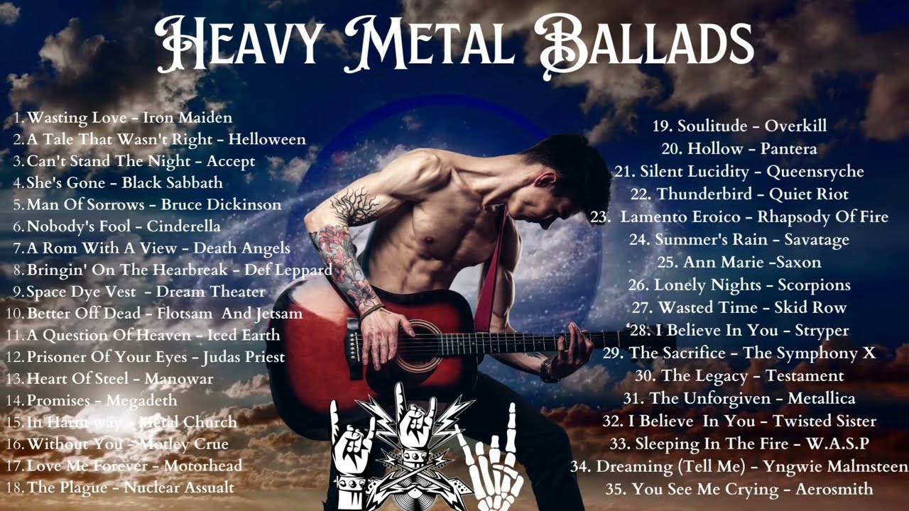 Classic Heavy Metal Rock Ballads - Greatest Heavy Metal Hits from 70s, 80s & 90s