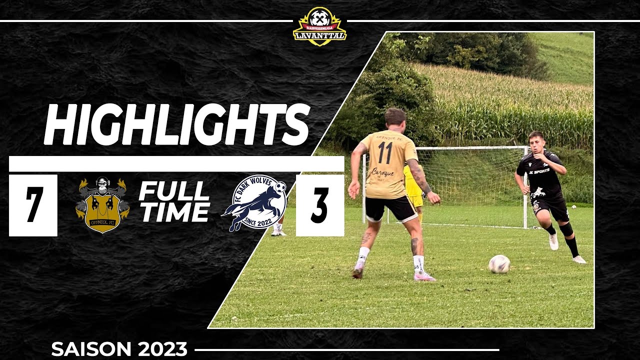 Offntol FC triumphiert! Offntol FC - FC Dark Wolves 7:3 | Raiffeisenliga Lavanttal