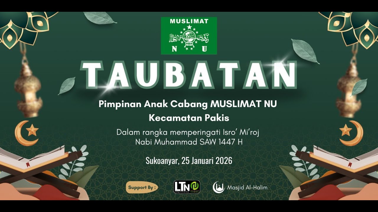 TAUBATAN PIMPINAN ANAK CABANG MUSLIMAT NU PAKIS