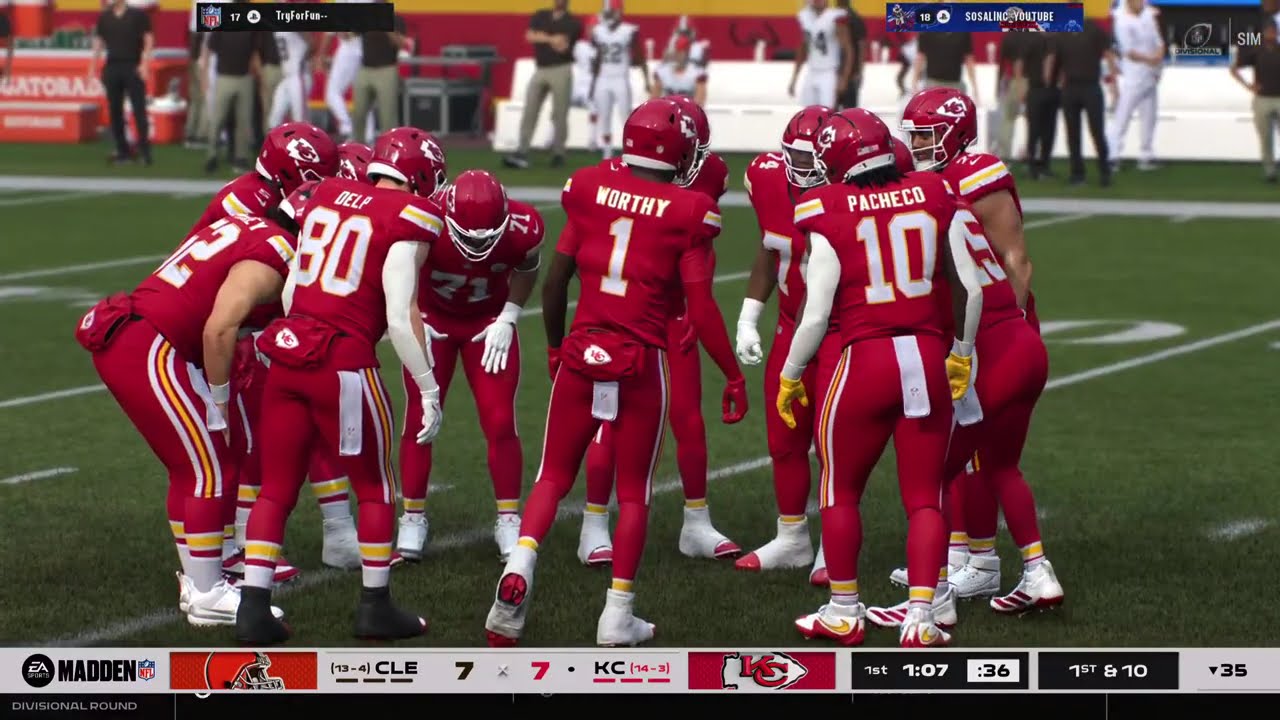 MADDEN 26 / FRANCHISE-COMMISSIONER KICKS ME CUS I BEAT HIM😆 Chiefs-PLAYOFFS DIVISIONAL (REGS LEAGUE)