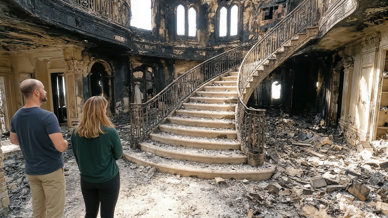 Couple Buys Burned $1.5M Mansion and Rebuilds it to Luxury Home | Start to Finish by @Mike Thakur