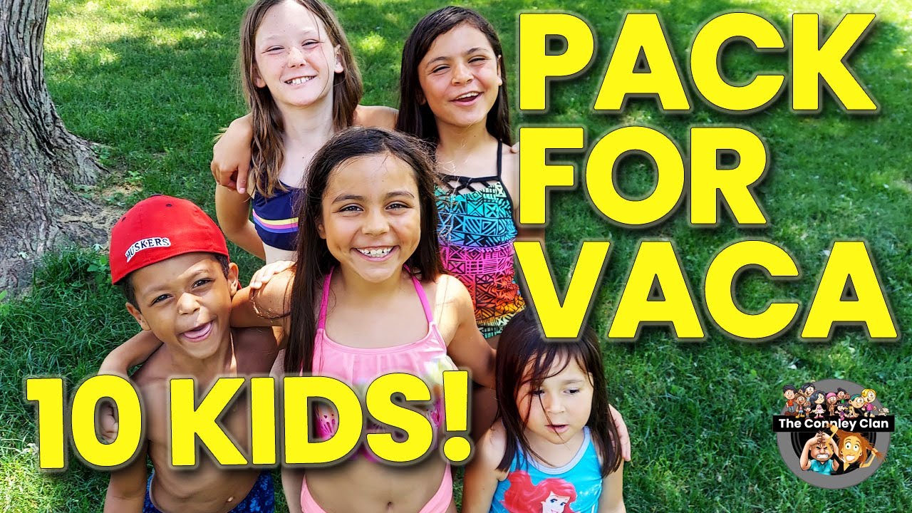 10 Kids!  Packing For Vacation!  (Foster Care and Adoption Large Family Life)