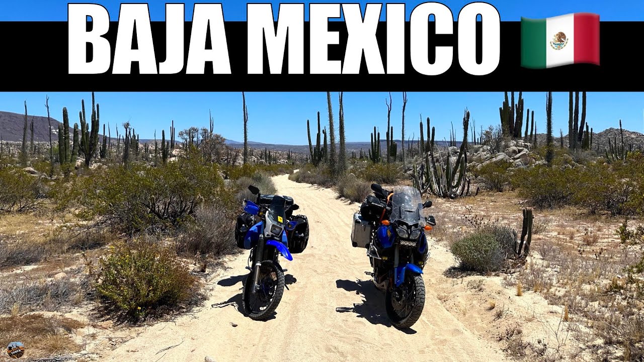 Cutting Across the Baja : Moto Camping on a Beach