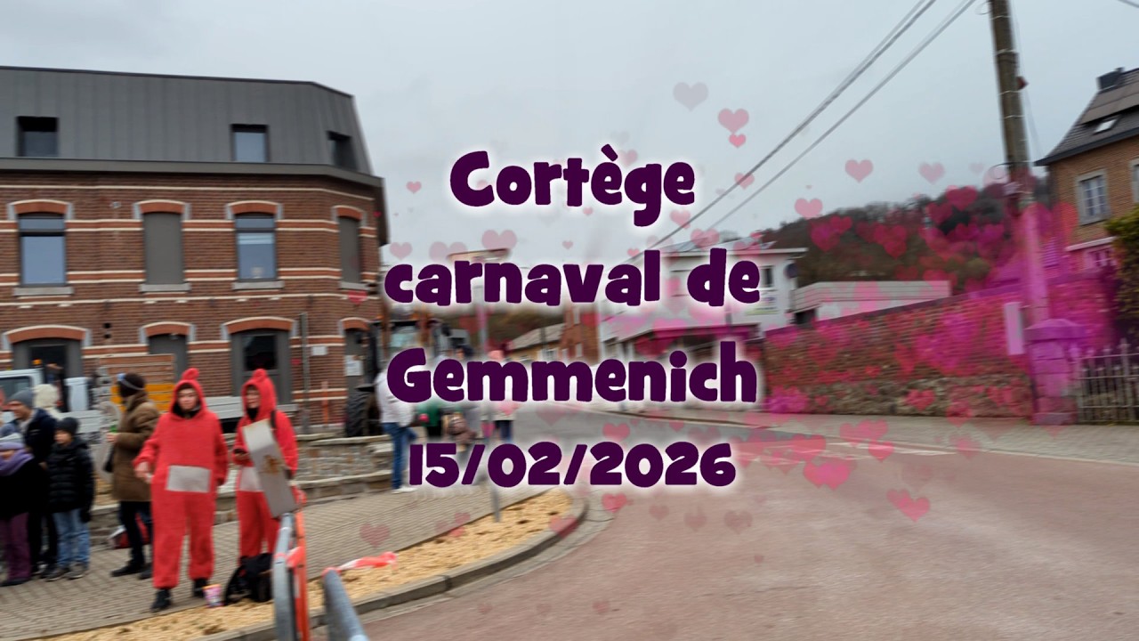 cortège carnaval de gemmenich 15 02 2026 movie