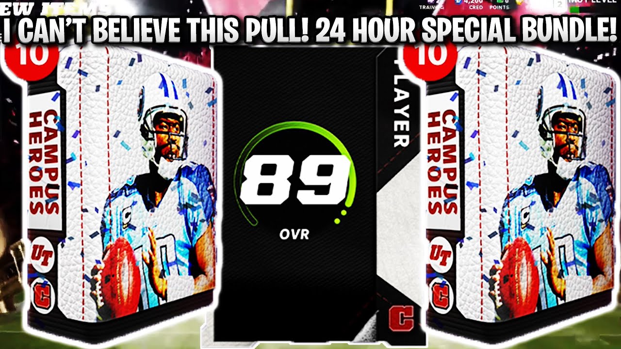 I CAN'T BELIEVE THIS PULL! 24 HOUR SPECIAL CAMPUS HERO BUNDLE! | MADDEN 22 ULTIMATE TEAM