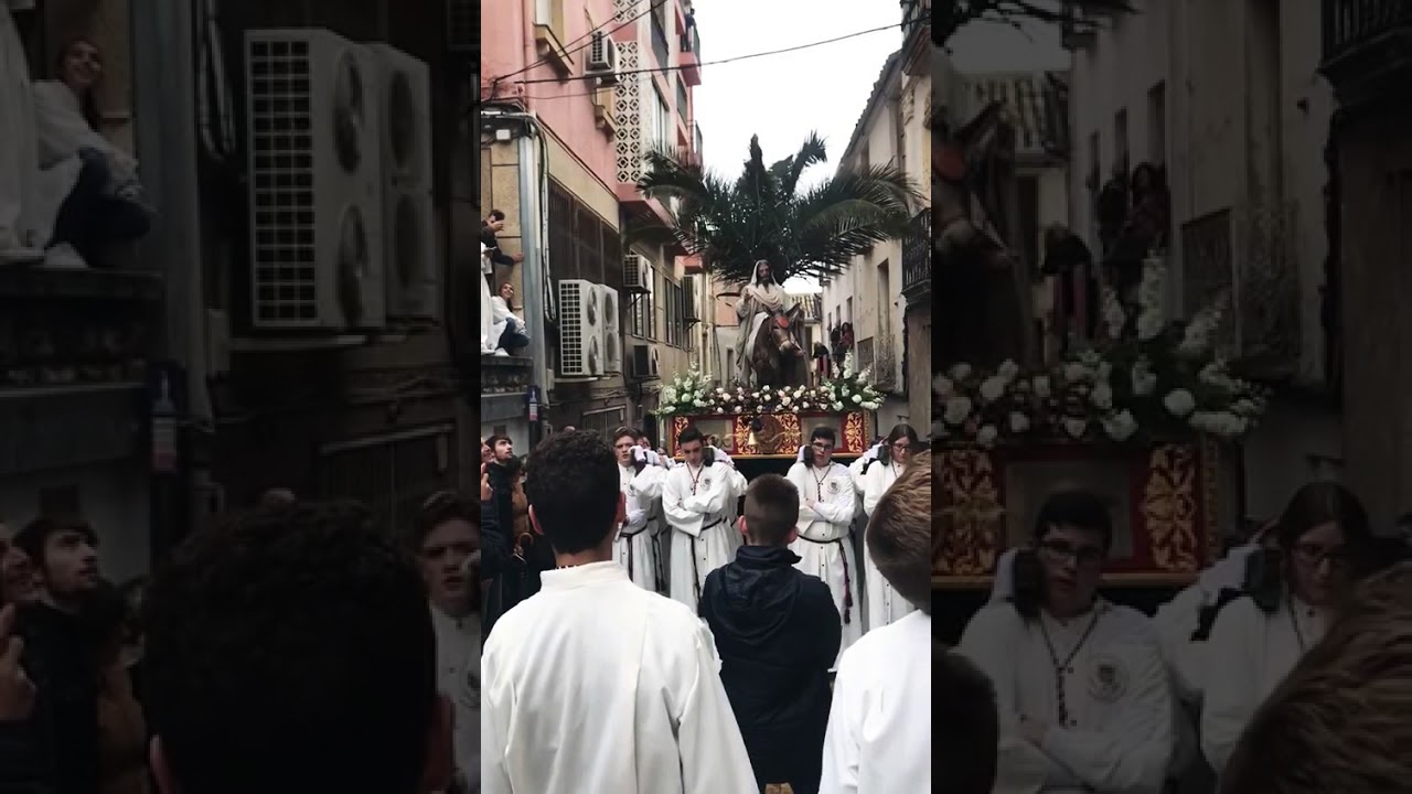 2°parte de la cuesta de Perillo de La borriquilla Jodar. Semana Santa 2018