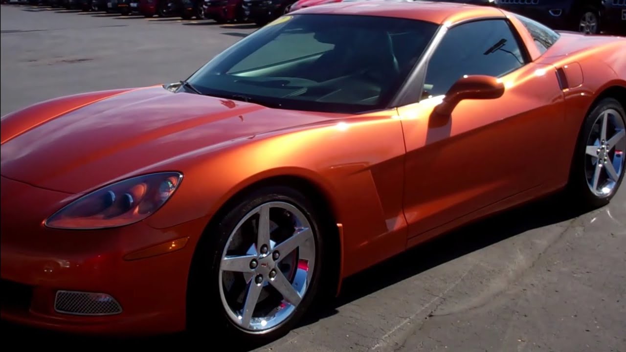2007 CHEVROLET CORVETTE LT3 ATOMIC ORANGE METALLIC WALK AROUND REVIEW  SOLD! 8584 www.SUMMITAUTO.com