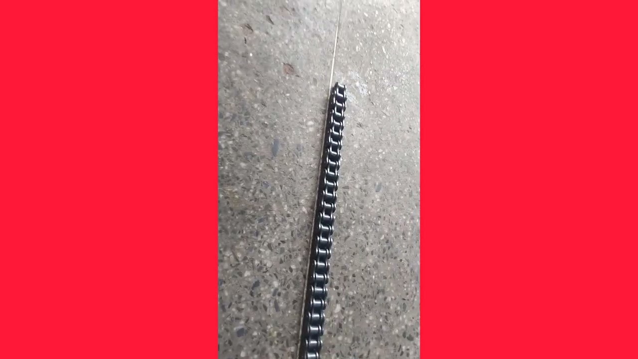 Como saber se a corrente da moto está empenada