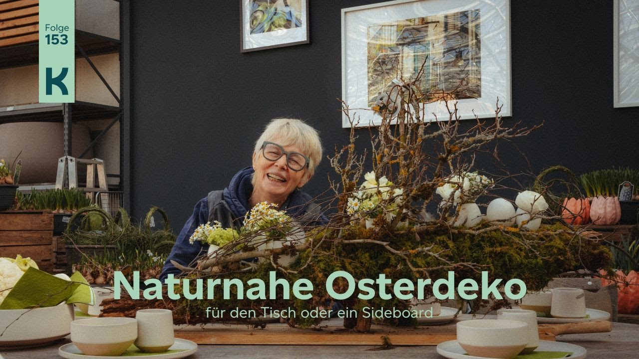 Osterdeko mit Moos & Blüten | DIY Frühling | Kreative Bastelidee 🍃💐🐣