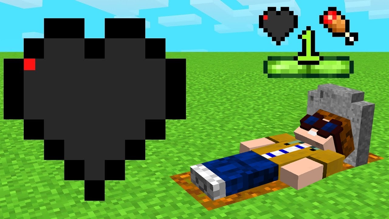 Mit 0,0000001 HERZEN ÜBERLEBEN in Minecraft