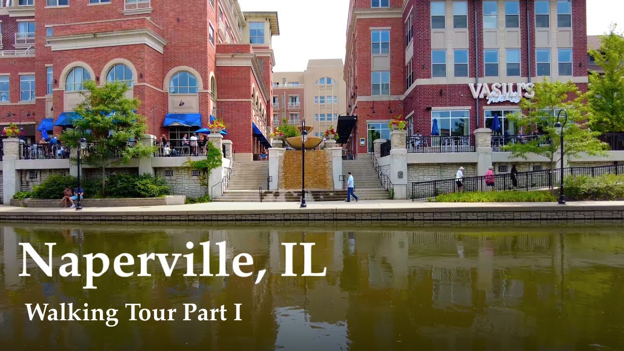 Walking Tour Part 1- Naperville Business District / Riverwalk / North Central College /Naperville,IL