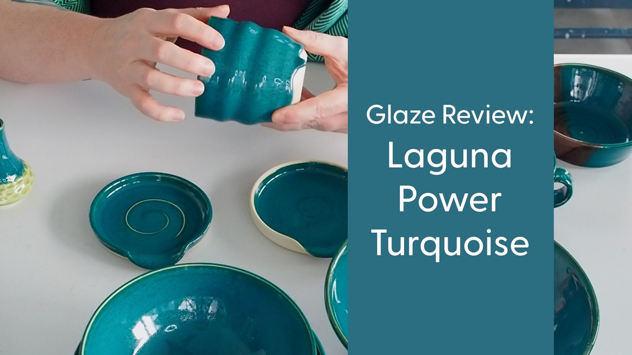 Studio Favourites: Laguna Power Turquoise Glaze Review 🪄