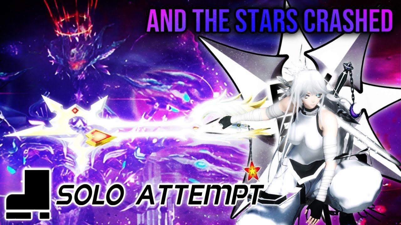 [PSO2:NGS] And the Stars Crashed | Malignant Dark Falz Vael | Solo Attempt | Bo/Sl POV 星蝕の狂流