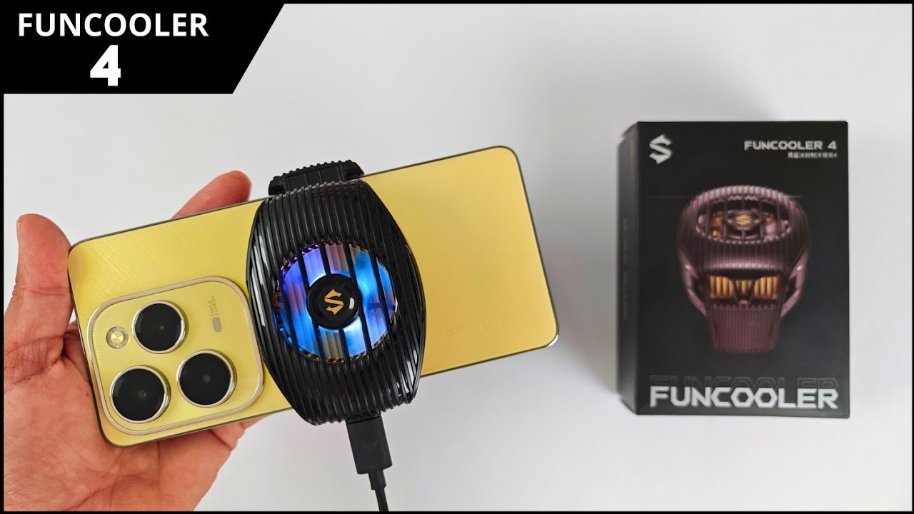 FUNCOOLER 4 Blackshark (Ventilador Gamer y para Streaming) Review en Español