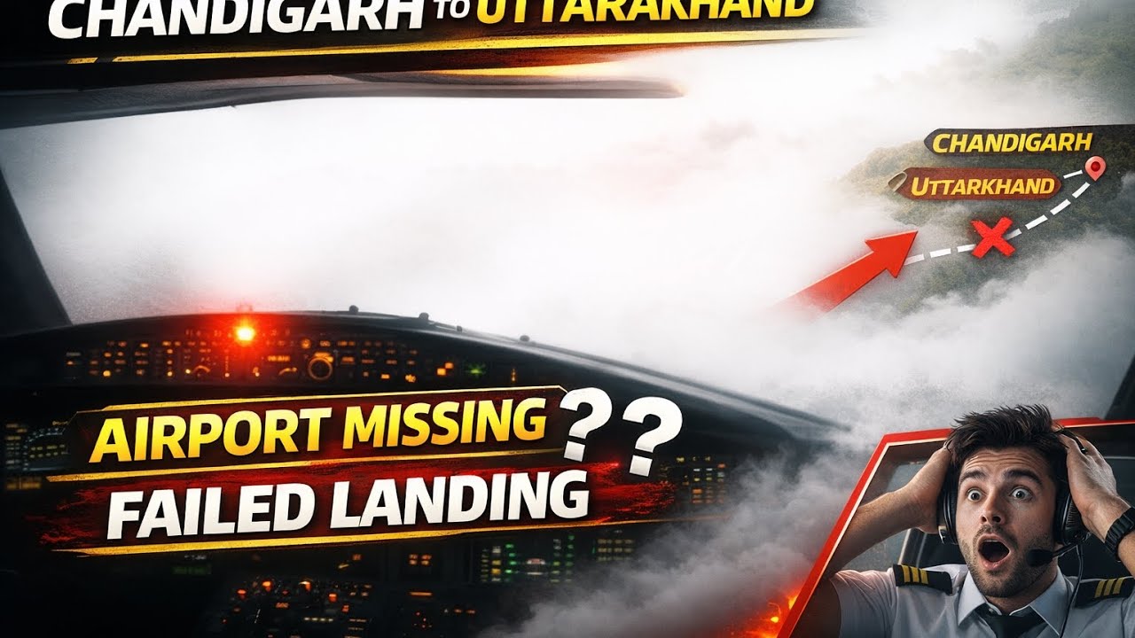 Fog Ne Sab Bigaad Diya 😱 | Real Flight Simulator FAILED LANDING ✈️”