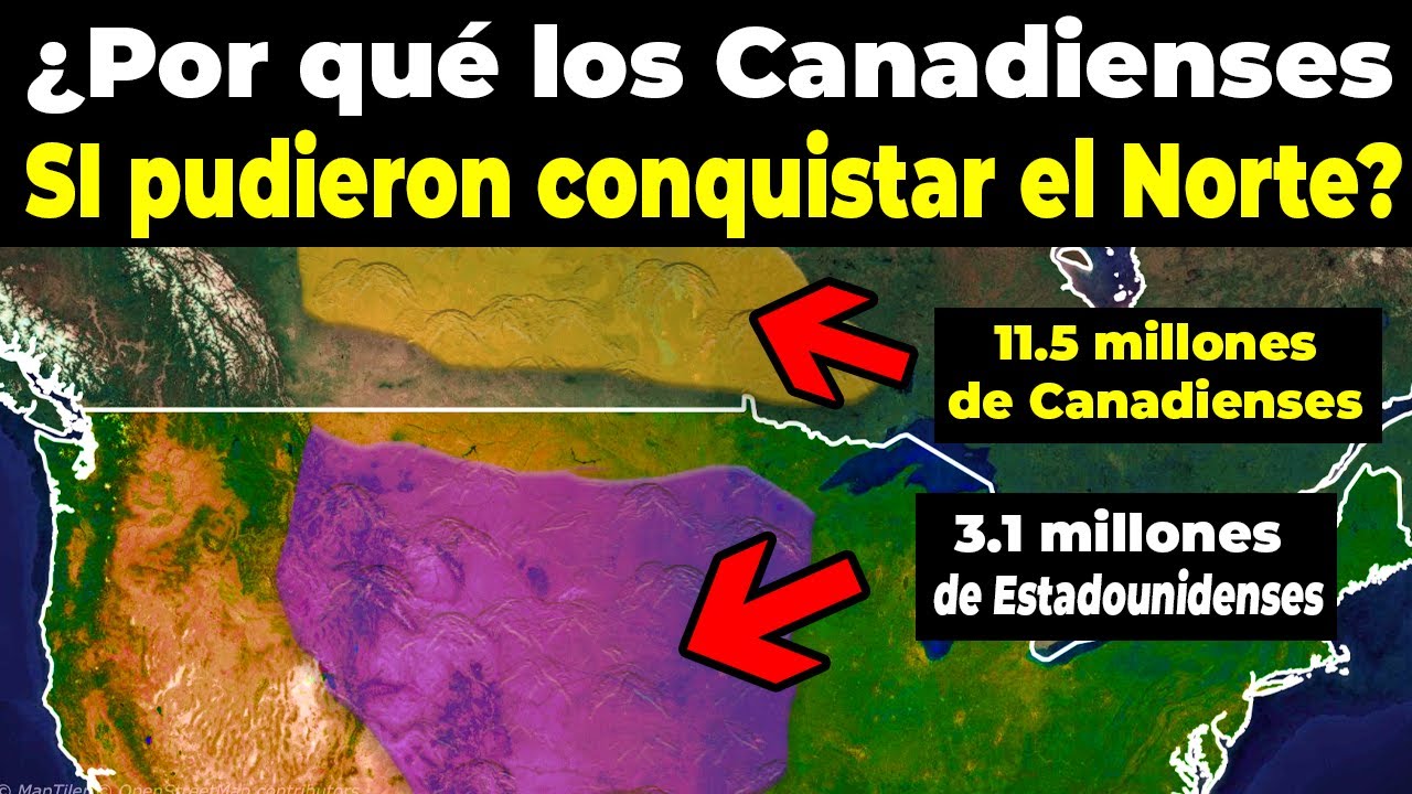 ¿Por qué el Centro Sur de Canadá es drásticamente más poblado que el Centro Norte de EEUU?