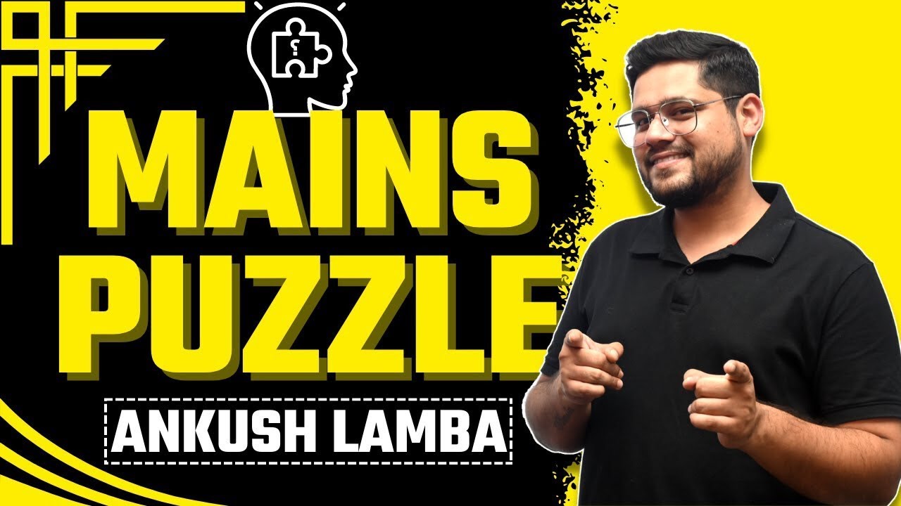 ✅  Mains Level Puzzle  Set - 16 | All Bank Banks 2023 | Reasoning By Ankush Lamba