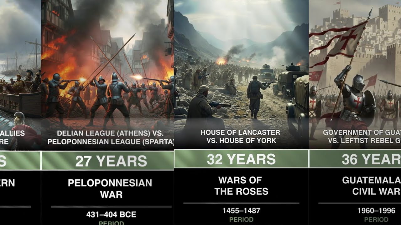30 Longest Wars in Human History 