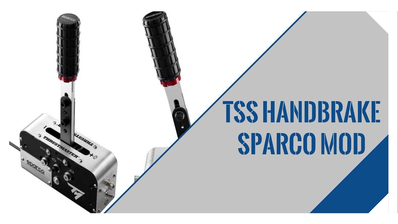 Thrustmaster TSS Handbrake Sparco Mod ► Můj pohled(review)