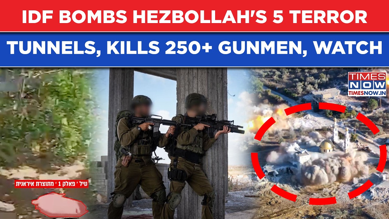 IDF 146th Division&rsquo;s Big Lebanon Action- 5 Terror Tunnels Bombed, 250+ Hezbollah Operatives Killed