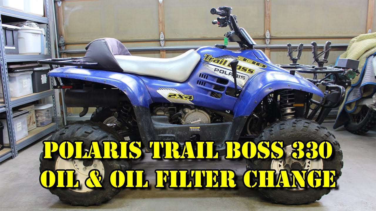 Polaris Trail Boss 330 — замена/обслуживание масла и масляного фильтра — 2003, 2004, 2005, 2006, ...