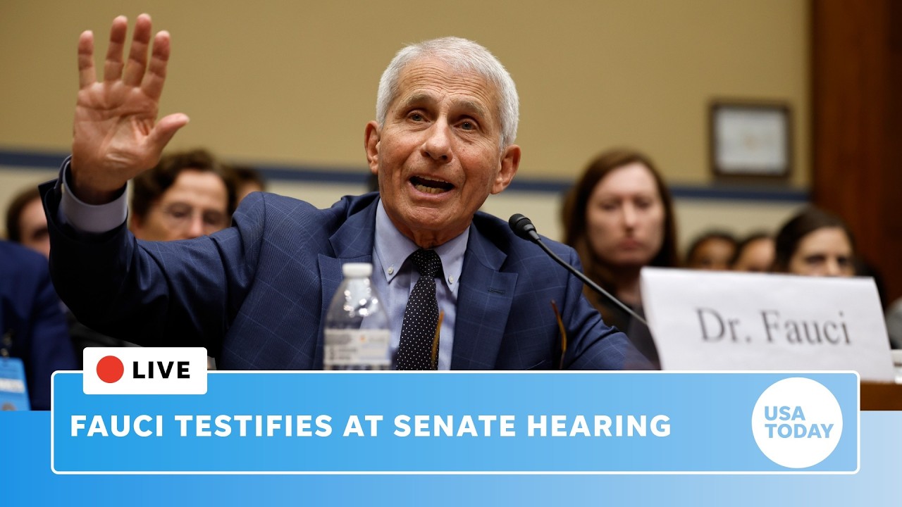 Live: Anthony Fauci pleads Fifth at Senate hearing, lawyer removed from room