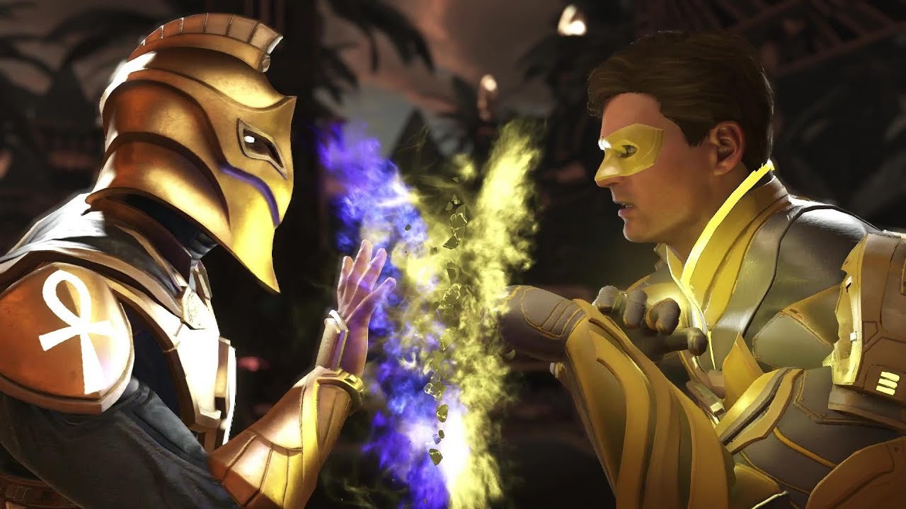 Injustice 2 : Doctor Fate Vs Green Lantern - All Intro/Outros, Clash Dialogues, Super Moves