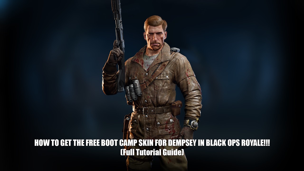 КАК ПОЛУЧИТЬ БЕСПЛАТНЫЙ СКИН ОПЕРАТОРА ИЗ BOOT CAMP ДЛЯ ДЕМПСИ В BLACK OPS ROYALE!!! (Полное руко...