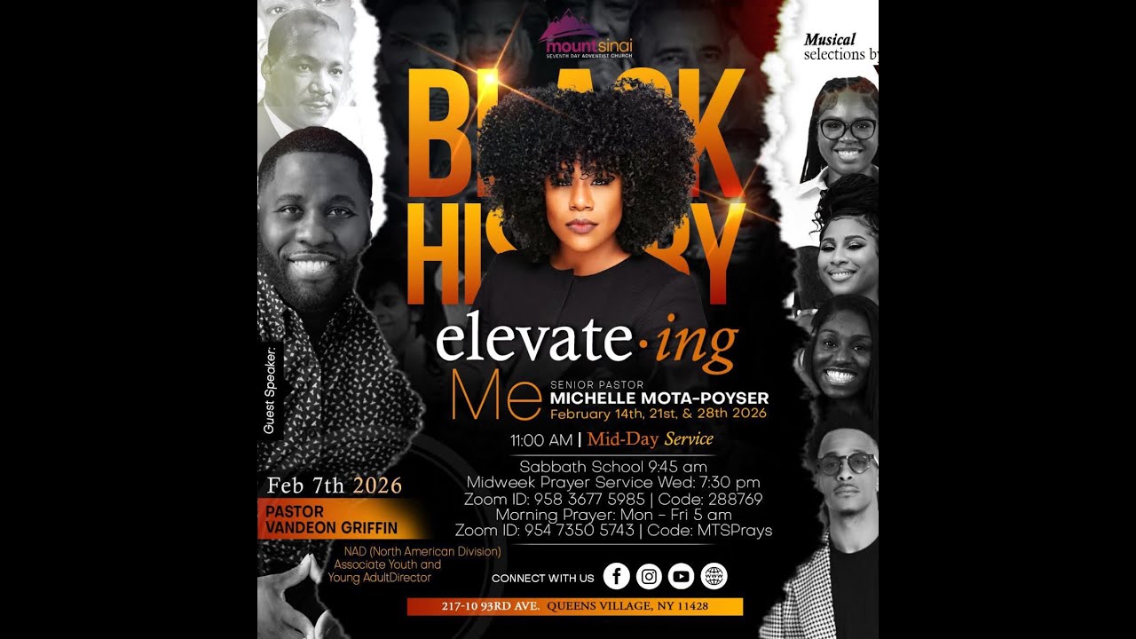 February 7, 2026 -Sabbath Worship Experience- Ft Dr. Vandeon D. Griffin