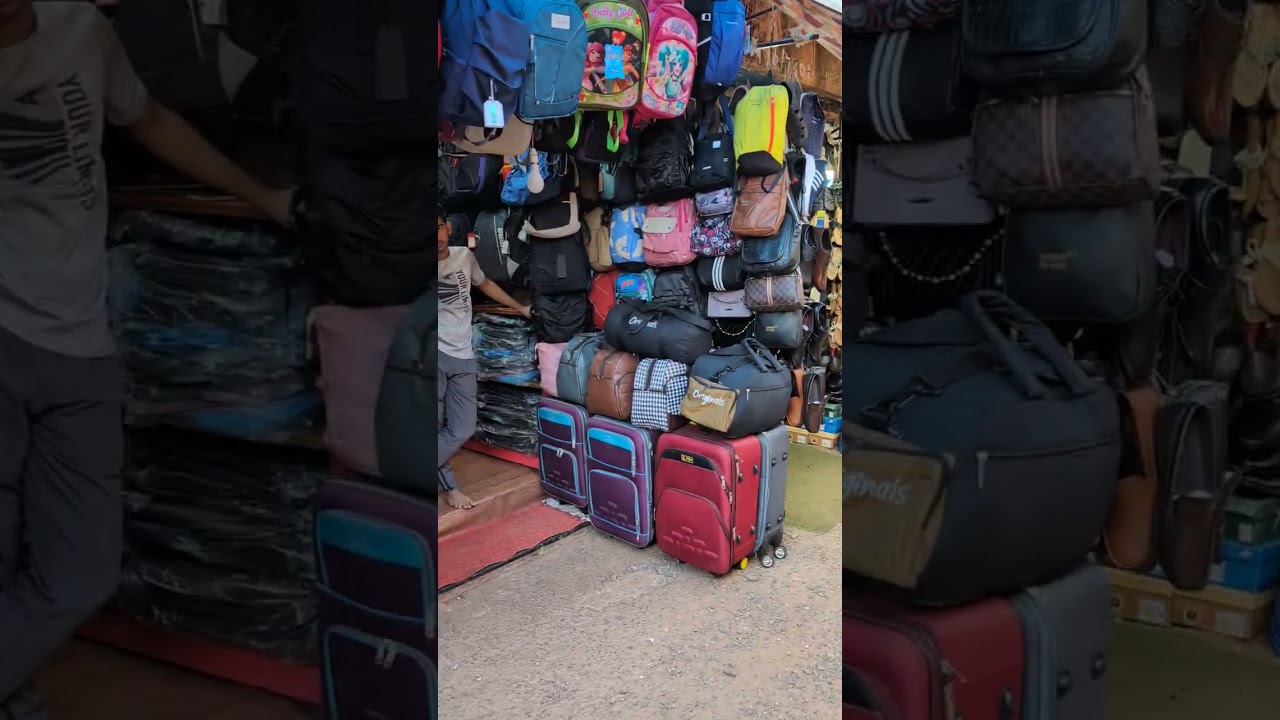 Explore Goa's vibrant Mapusa Market: A shopper's paradise for clothes, footwear, bags, and more!