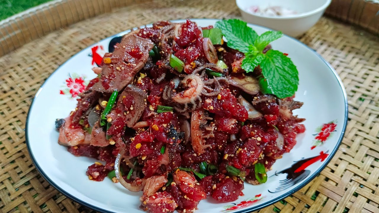 ลาบเนื้อ ทำแบบนี้อร่อยไม่คาวสะอาด ขมอ่ำหล่ำ