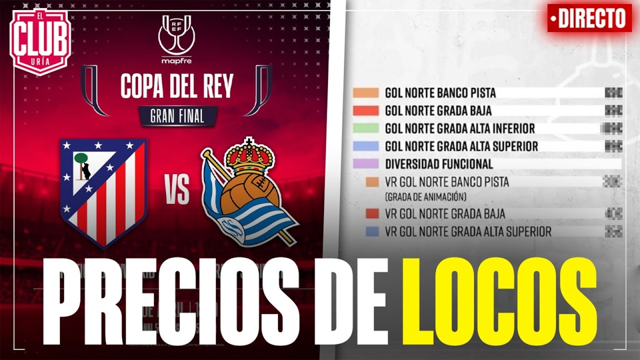 FINAL COPA: VERGÜENZA PRECIO ENTRADAS | SIN OBLAK PERO CON MUSSO | EL XI PARA LONDRES | #ClubUria771