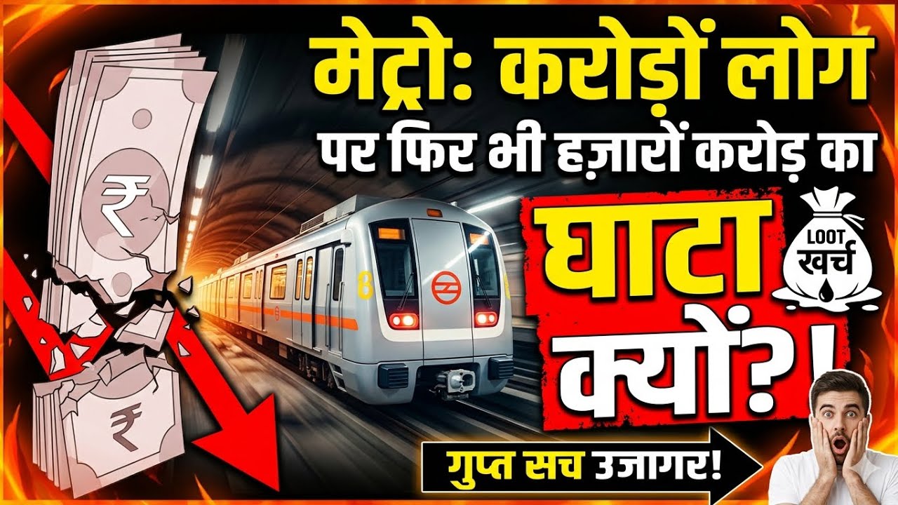 Why Are Metro Systems Still in Loss Despite Millions of Daily Passengers? | Metro Revenue Explained