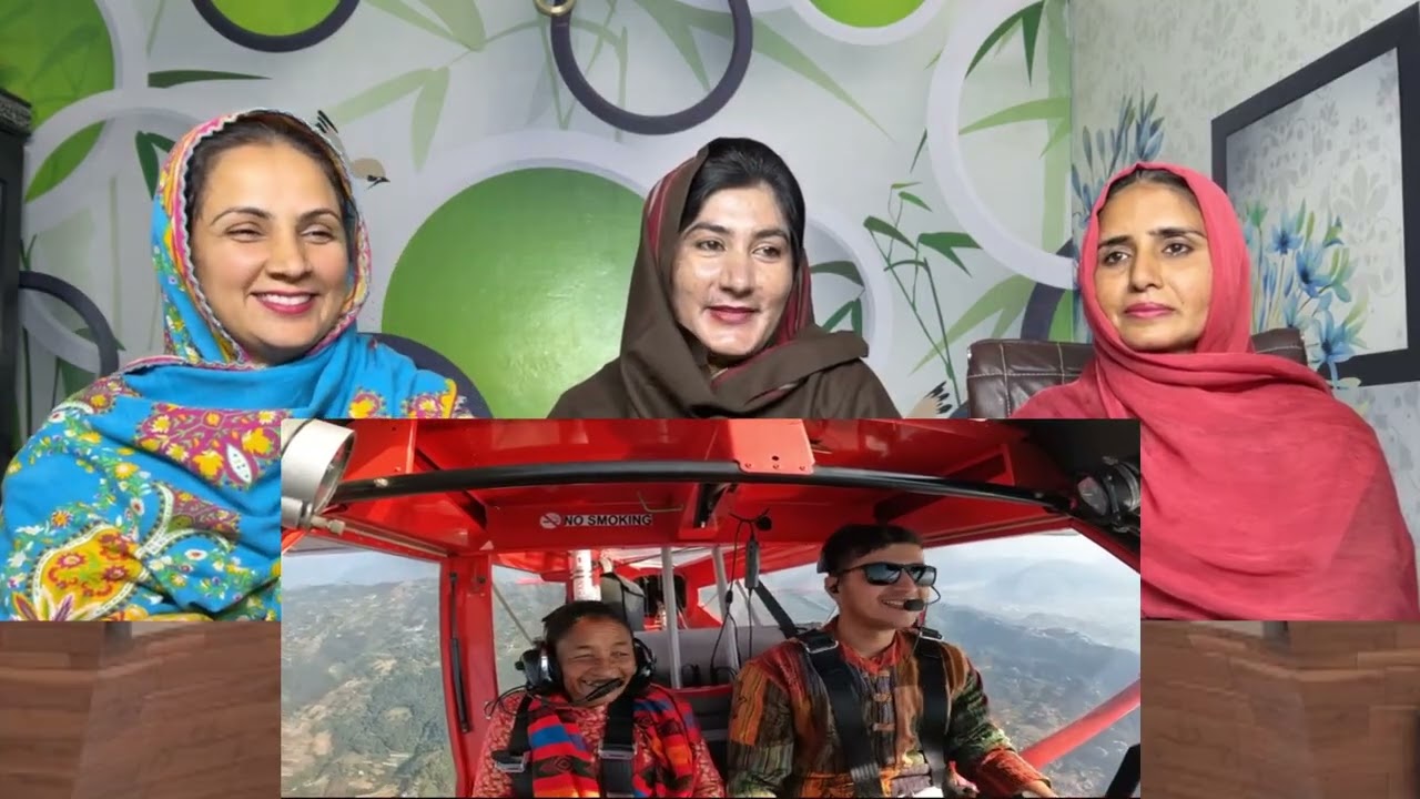 Her First Flight 🤍 60 Years Old Aama's First Flight Experience || PAKISTANI REACTION