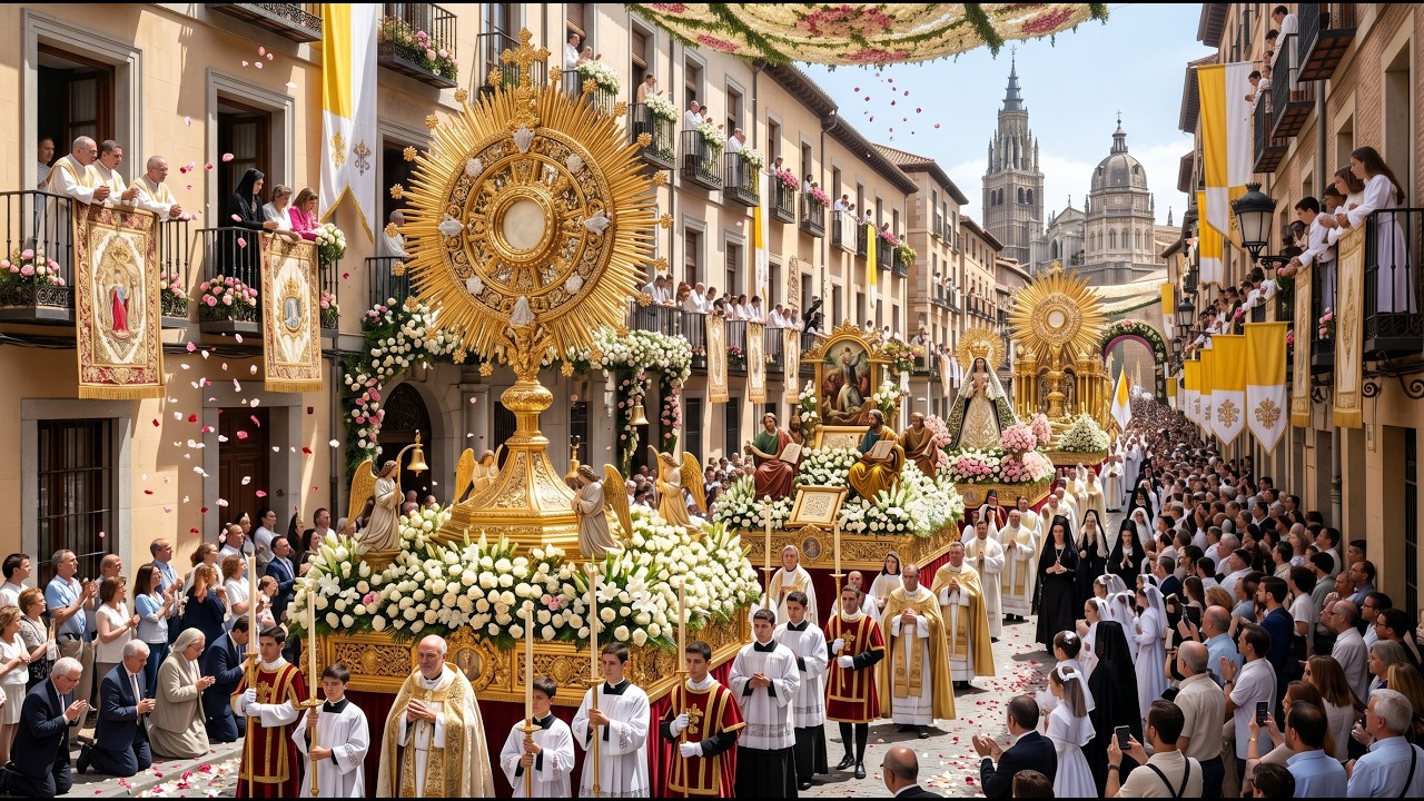 🔴 LIVE: Corpus Christi Toledo 2026 🇪🇸 | The World's Most Beautiful Catholic Procession Full Event 4K