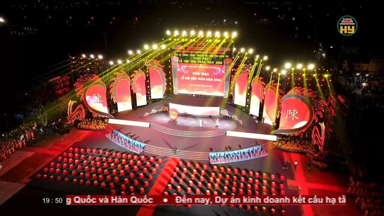 Khai mạc Lễ hội Đền Trần tỉnh Hưng Yên năm 2026 | HYTV