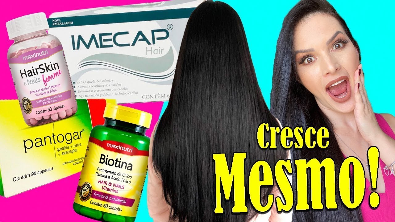 VITAMINAS PARA CRESCIMENTO DE CABELO QUE EU JÁ TOMEI! por Julia Doorman