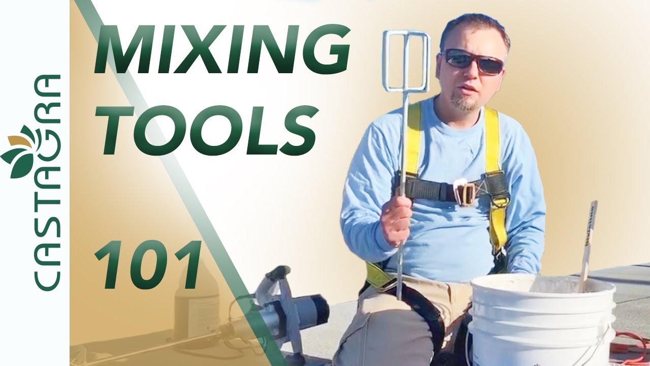 Roof Coating Mixing Tools for Ecodur