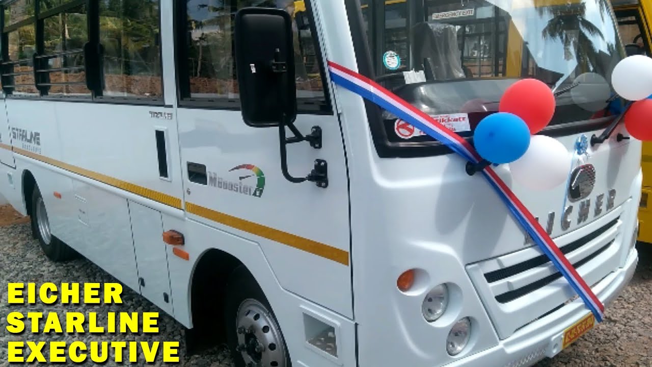 Eicher Starline Executive Bus BS4 Diesel Engine Specs Review
