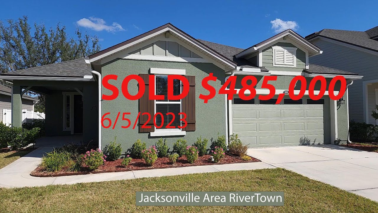 Jacksonville Florida Area Home For Sale In RiverTown  [SOLD $485,000]