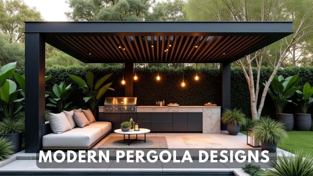 Modern Pergola Design Ideas for Your Backyard | Outdoor Retreat