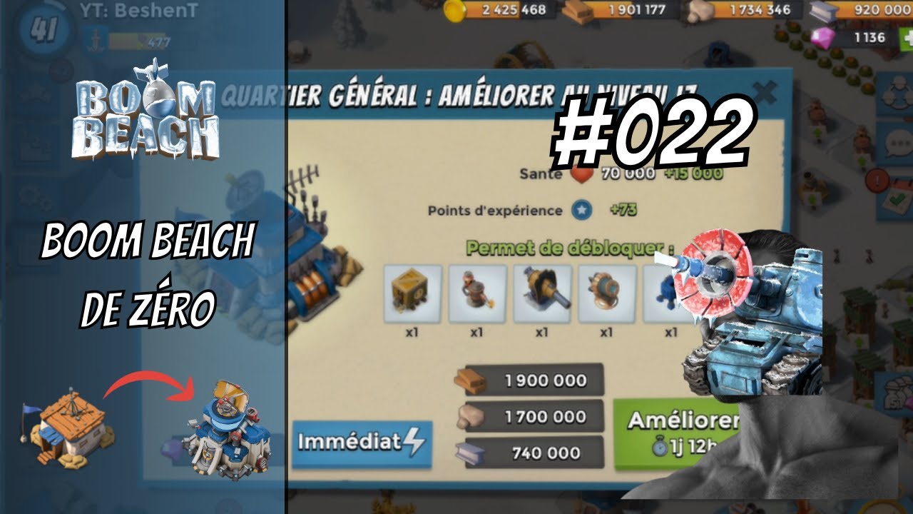 [Boom Beach de zéro] ~ 022 RZMC(ryotank) de Wish