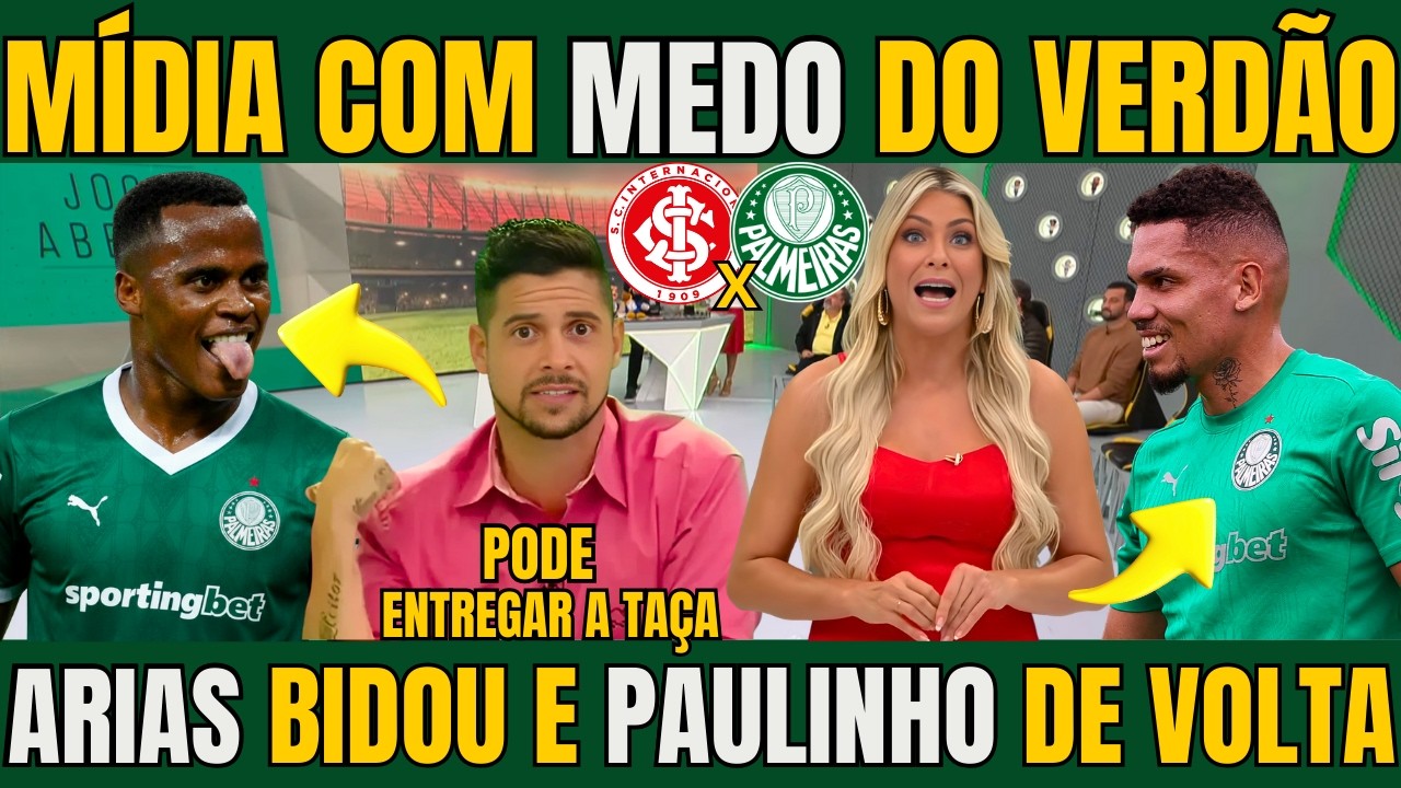 JOGO ABERTO! MÍDIA SE RENDE AO PALMEIRAS COM A CHEGADA DE ARIAS E RETORNO DE PAULINHO