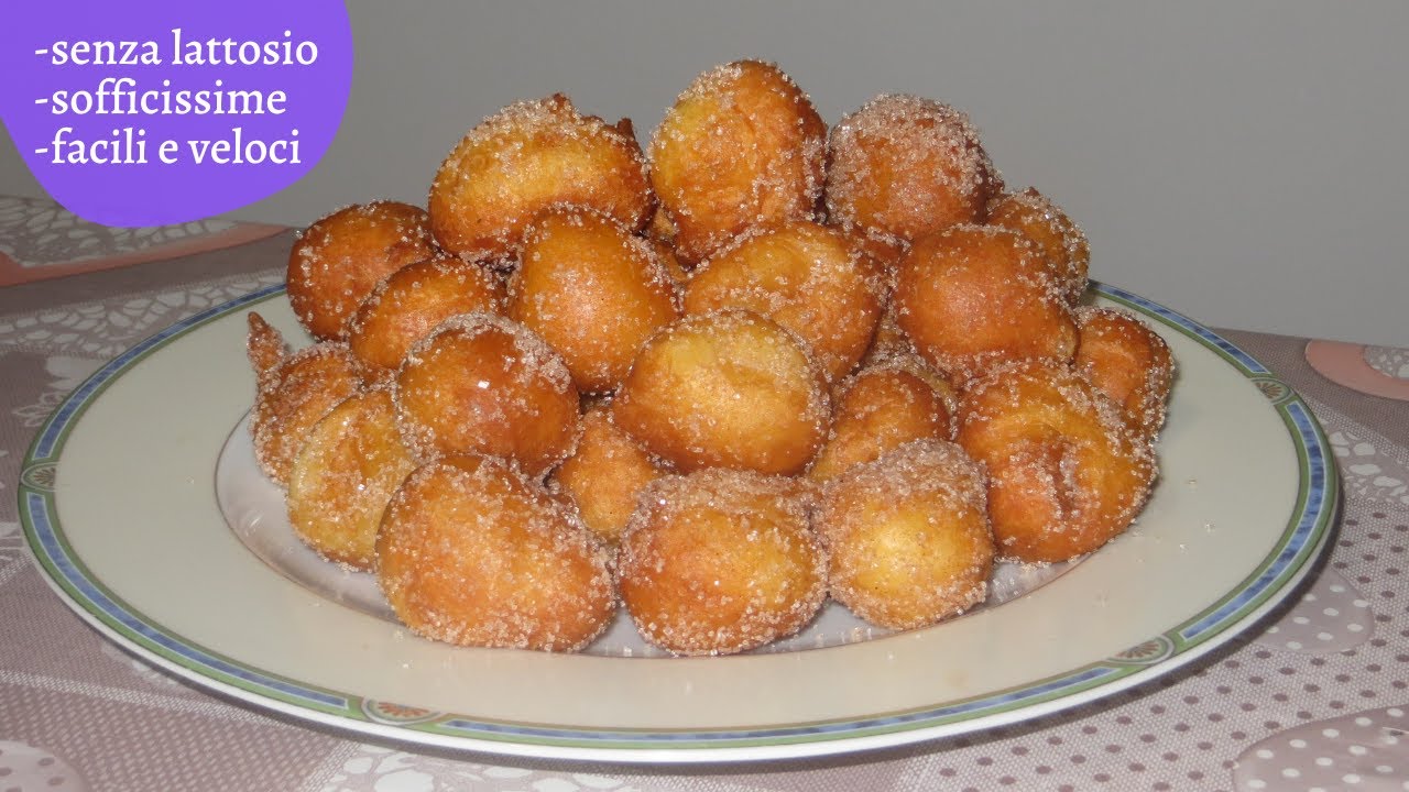 Frittelle senza lattosio, facilissime!