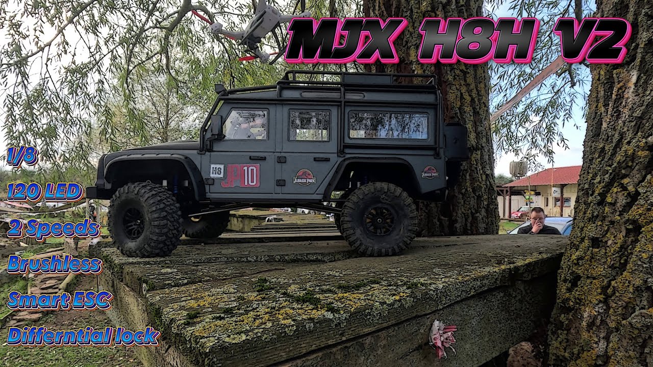 Upgrade MJX H8H v2  et run au CRAWLER PARK 😮