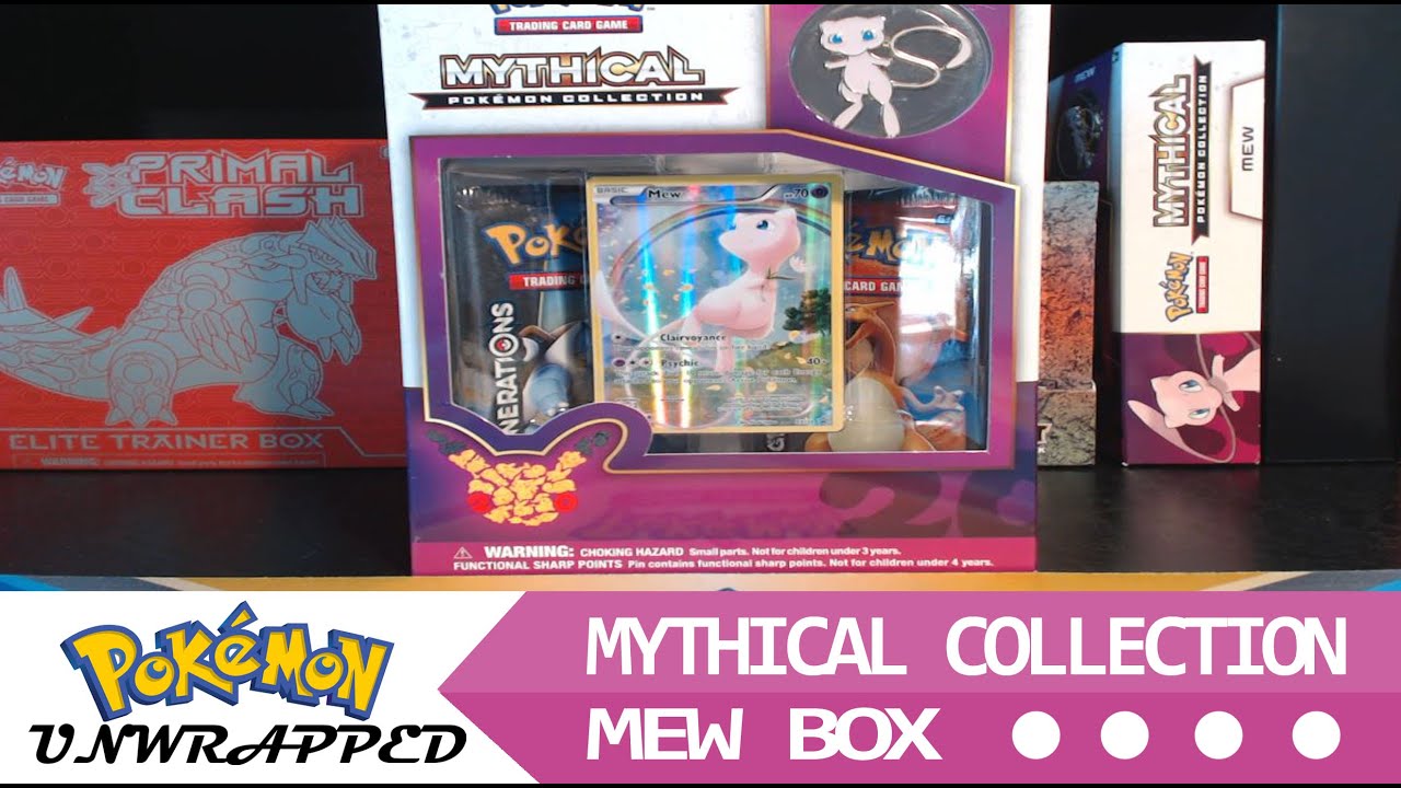 NEW Pokemon TCG MEW Mythical Collection Box - AWESOME PULLS!