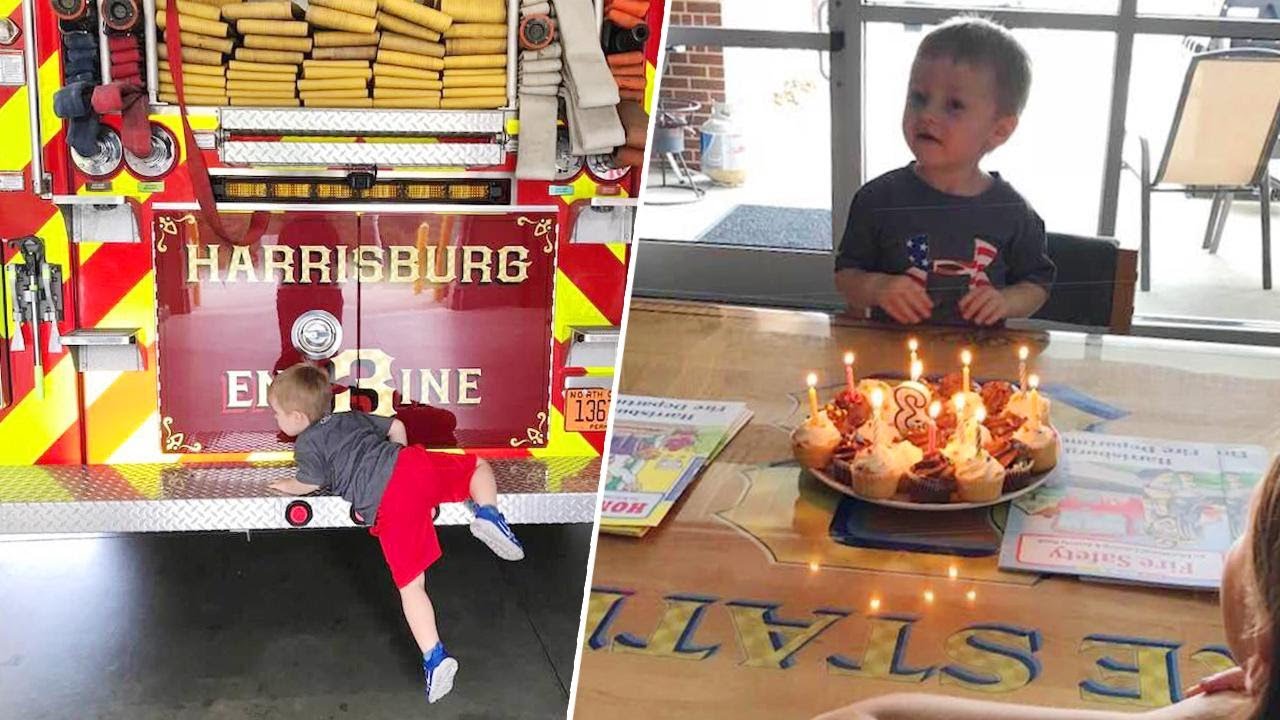 Firefighters Throw Birthday Party for Boy After Guests Cancel