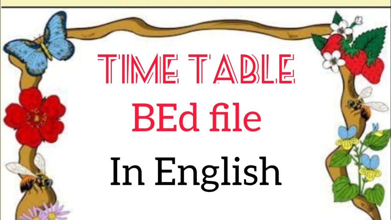 BEd file 