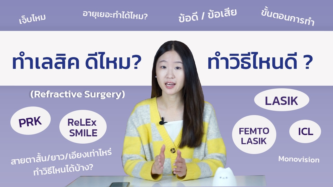 อย่าพึ่งทำเลสิค(LASIK, ReLEx SMILE, PRK, ICL)ถ้ายังไม่ได้ดูคลิปนี้ !! | Dr. Pat